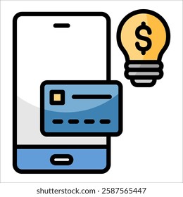 Smart Payment Solutions Icon Element For Design