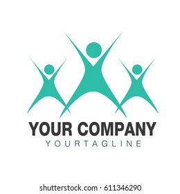 smart people icon element logo design