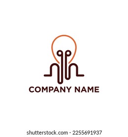 smart people logo vector, creative idea logo inspiration