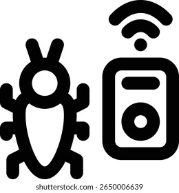 Inteligente, Controle de pragas, Ícone de estrutura de tópicos de bugs