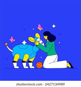 Smart pet Daily Tech illustration