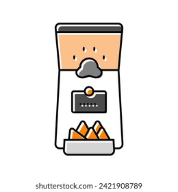 smart pet feeder home color icon vector. smart pet feeder home sign. isolated symbol illustration