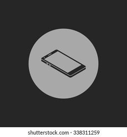 smart phone 3d isometric icon