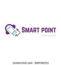 Smart Phone Accessories Shop Logo Design Stock Vector (Royalty Free ...