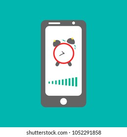 Smart phone alarm clock.