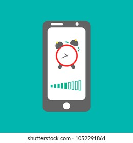Smart phone alarm clock.