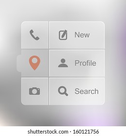 Smart phone application icon set