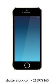 smart phone back on white background design to beautiful. Can use website and printing etc