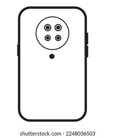 vector de icono de fondo de teléfono inteligente 
