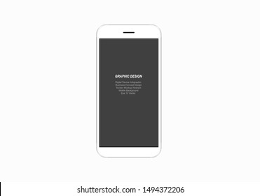 Smart phone Background for graphic design
