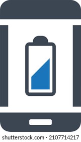 Smart Phone battery level icon 