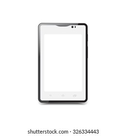 Smart Phone With Blank Screen Isolated