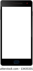 Smart phone blank screen vector