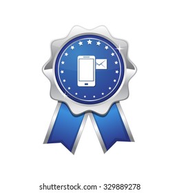 Smart Phone blue Vector Icon Design