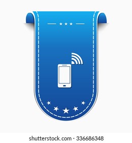 Smart Phone blue Vector Icon Design