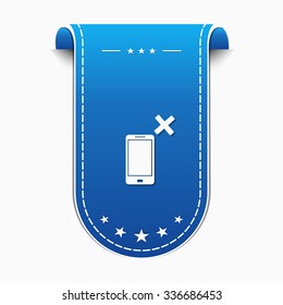 Smart Phone blue Vector Icon Design