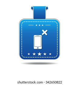 Smart Phone blue Vector Icon Design