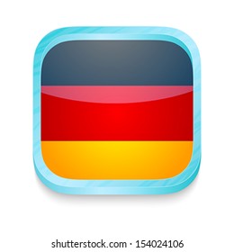 Smart phone button with Germany flag