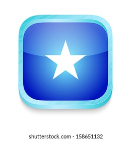 Smart phone button with Somalia flag