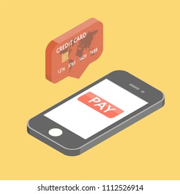 smart phone with cardboard. 3D Render