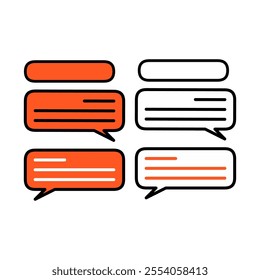 Smart Phone chat sms bubble. Smartphone chat bubble. Dialogue bubble. Chat icon message symbol. With a white background