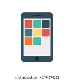 smart phone for communication flat icon
