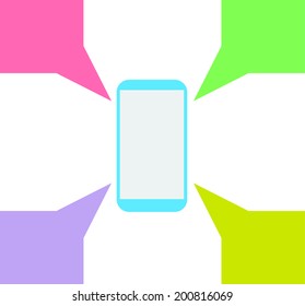 smart phone communication icon