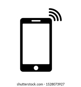 Smartphone - Kommunikationssymbol, Vektordesign-Vorlage