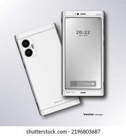 smart phone concept design vector for new idea technology content