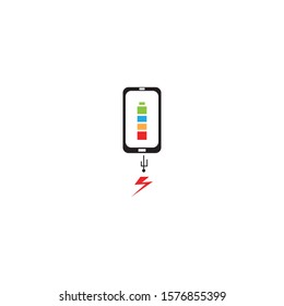 Smart phone connectivity icon logo design template
