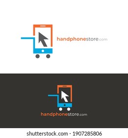 Smart phone Design Illustration trolly, Vector Template Suitable for Creative Industries, Multimedia, digital, web, computers, and Related Business Industries