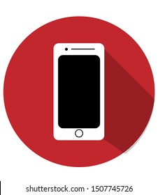 smart phone flat design icon
