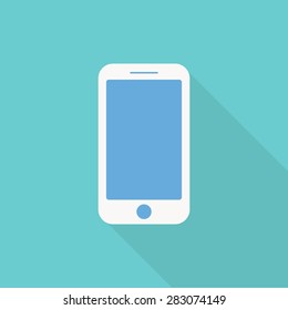 smart phone flat design , icon