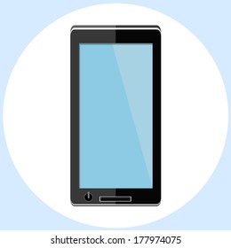 Smart Phone , flat illustration