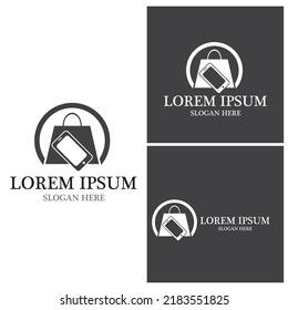 Smart phone gadget logo vector template