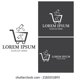 Smart phone gadget logo vector template