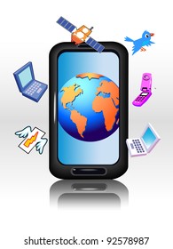 Smart Phone with Global Media