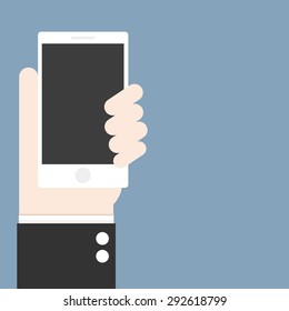 smart phone in hand
