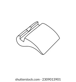 Smart phone Holder Line Simple Logo