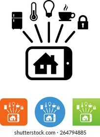 Smart Phone Home Automation Icon