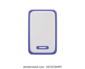 smart phone icon 3d render