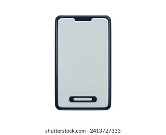 smart phone icon 3d rendering vector illustration