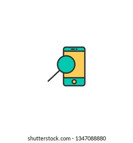 Smart phone icon design. Essential icon vector illustration