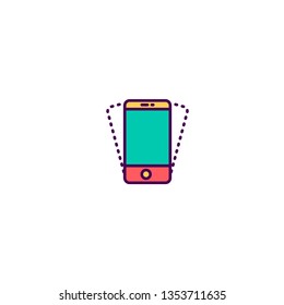 Smart phone icon design. Essential icon vector illustration
