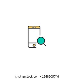 Smart Phone icon design. Interaction icon vector illustration