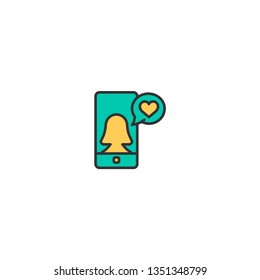 Smart phone Icon Design. Lifestyle icon vector illustration