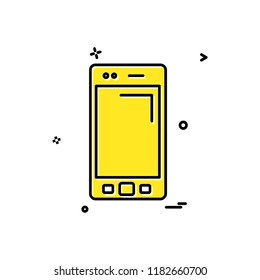 Smart phone icon design vector