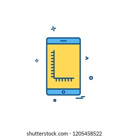 Smart phone icon design vector