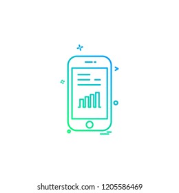 Smart phone icon design vector 