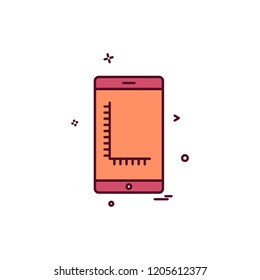 Smart phone icon design vector